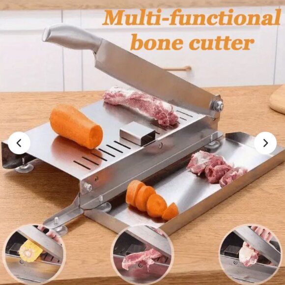Stainless Steel Heavy-Duty Bone Cutter - Multifunctional, Sharp Kitchen Knife - Picture 5 of 8